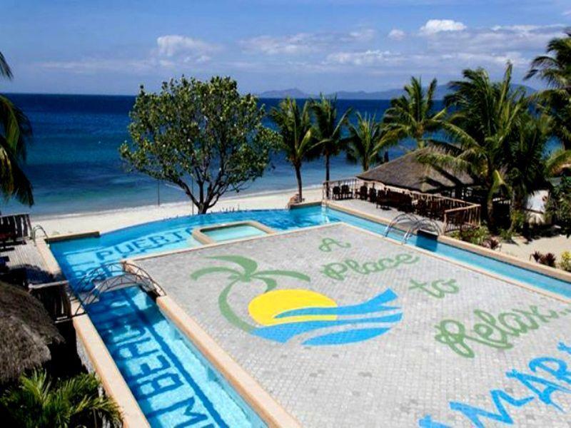 פוארטו גאלרה Tamaraw Beach Resort מראה חיצוני תמונה